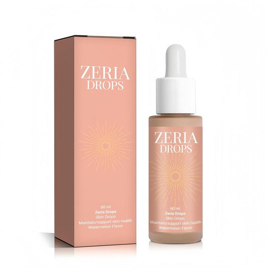 Zeria Drops Sunless Tanning Drinkable Drops for Face & Body Melanin Boosting Natural Glow Uv-Free No Sun Damage Moisturizer Daily Skincare Tanning Water Drops Moisturizing Cosmetic Body Formula Comfortable Friend Gift Drop Productos De Tiktok Shop